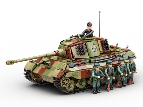 Buildarmy ww2 king tiger - king,