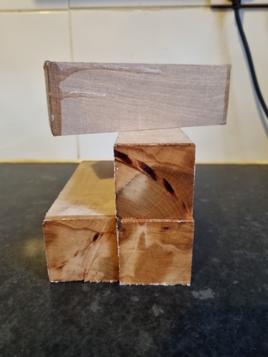 Beech spindle blanks 6x2x2 - spindle,