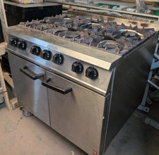 Falcon six burner cooker with oven