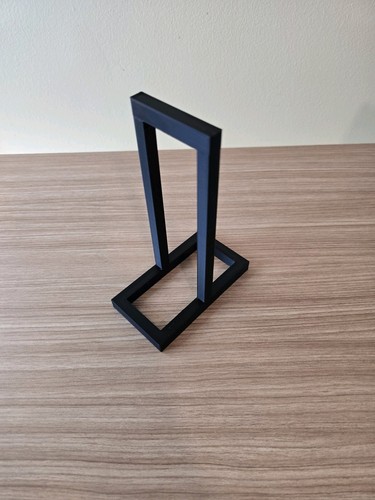 Black glove stand display case - black,