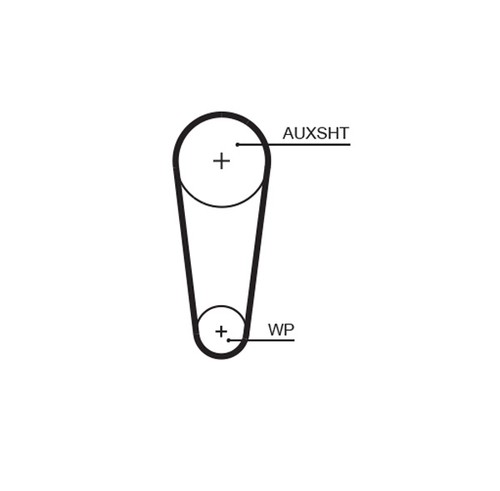 Gates 5683xs timing belt - 5683xs,