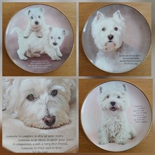 Danbury Mint "POETRY OF THE WESTIE" Collector's Plates West Highland Terrier