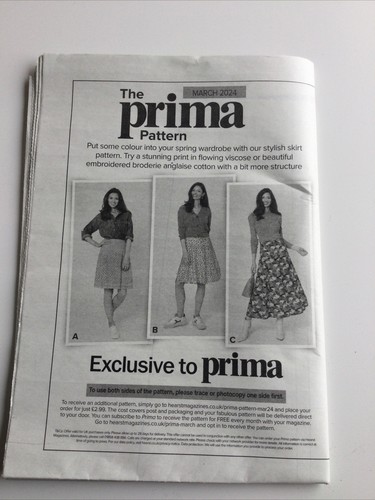 Prima pattern stylish - -, skirt