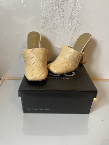Ego heels cream sandals size - ego,