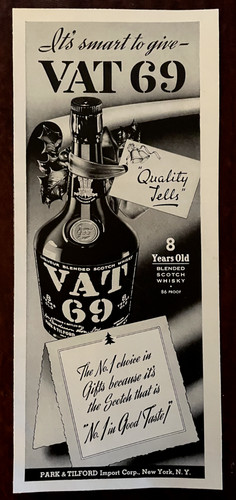 1940 vat scotch whiskey - 69,