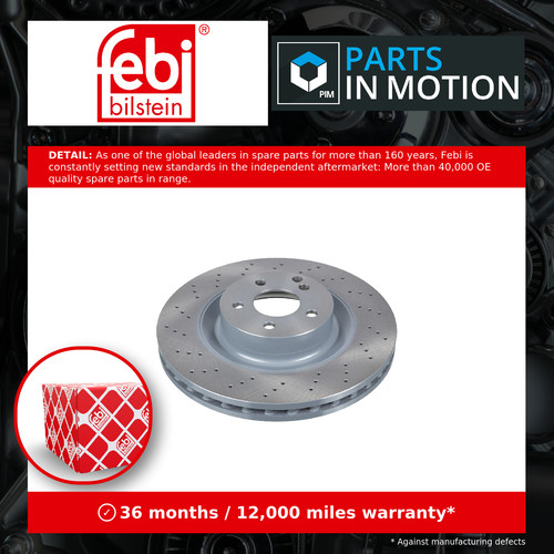 Brake disc single vented fits - vented,
