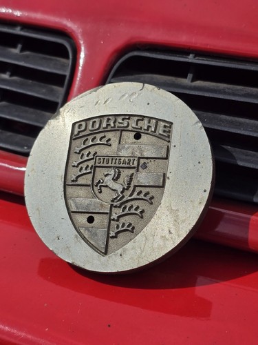 Porsche center cap - orig., metal