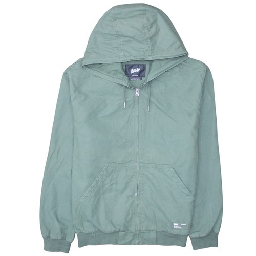 Pull bear men green hooded - green,