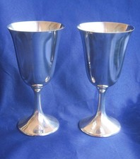 2 Sterling Silver Goblets