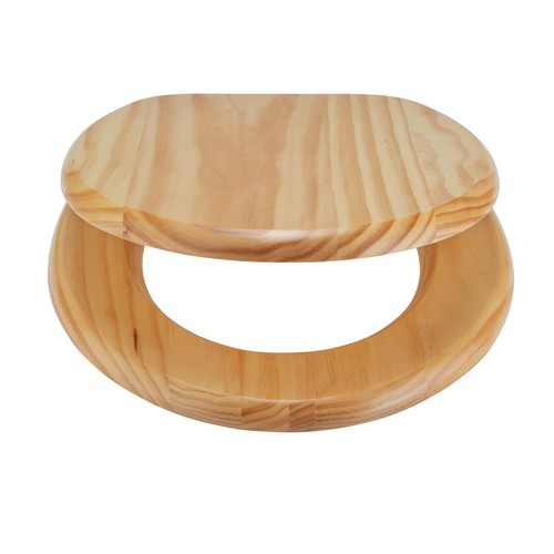Wooden toilet seat - seat, soft