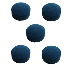 9, 10 or 11mm Leather Blue Glue on Pool or Snooker Billiards Cue Tips Leather