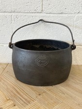 GYPSY COOKING POT KENRICK & SONS CAST IRON 4 GALLONS WEST BROMWICH CAST IRON POT