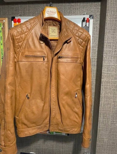 Avirex leather jacket xxx - leather,