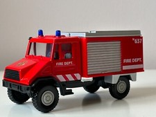 Mercedes-Benz Unimog Fire Brigade Car Truck Model Diecast Welly Urban Spirit