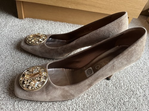 Mascaro suede heels with - heels, jems