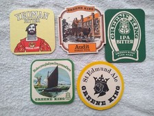 Greene King Brewery Beer Mats