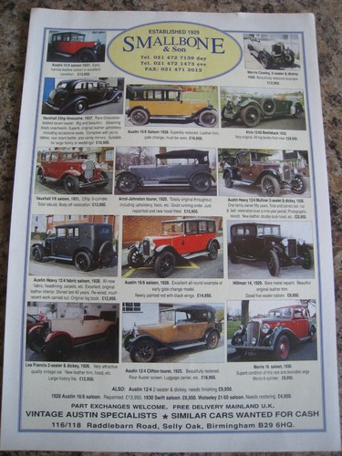 Smallbone son austin alvis - son,