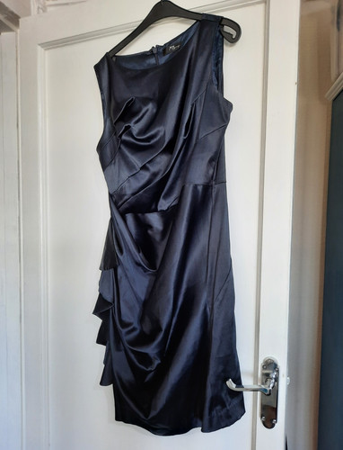 Jane norman navy satin - jane,