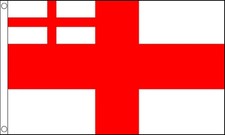 WHITE ENSIGN 1702-07 FLAG 5' x