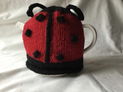 Tea cosy hand knitted and - tea,