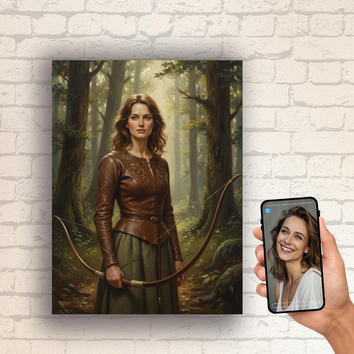 Personalized wood archer - wood,