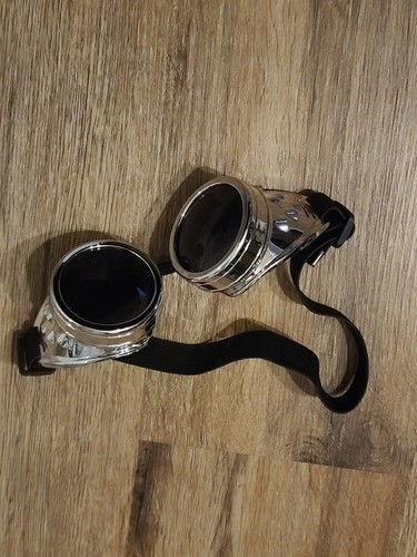 Silver plain goggles cyber - plain,