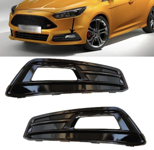 Gloss black front fog light - front,