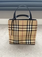 Burberry London small Nova Check Tote Bag Handbag early 2000’s
