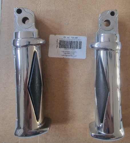 Rear footpegs rest - footpegs/rest, (diamond)