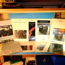 Leica R5, R6, R9 Slr Camera, Lenses, Compact Camera A4 Product Brochures
