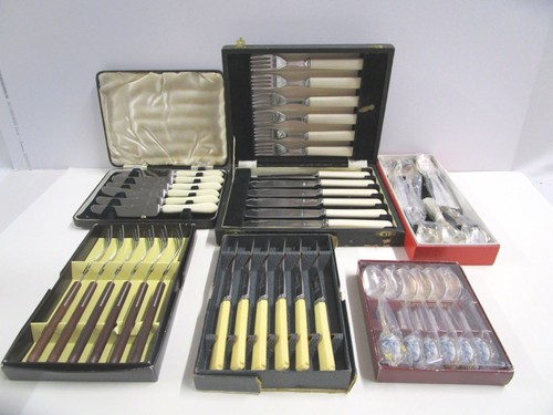Vintage cutlery sets - vintage,