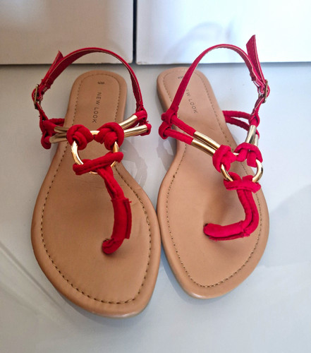 New look women red - red, thong