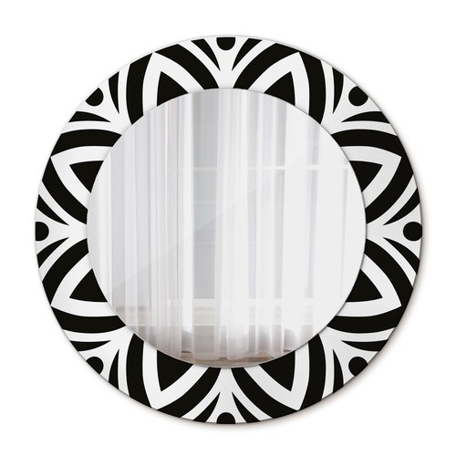 Elegant round mirror with - round,