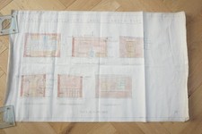 1939 Platelayers Railway Signal Box Cabin Plan Railway Linen Drawing Diagram