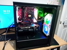 Gaming PC High-Performance Desktop Computer RTX 4060 Ti 16GB RAM 1TB M NVME SSD