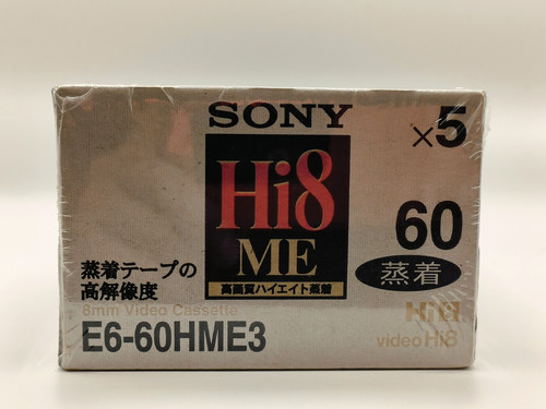 Sony hi8 e6 60hme3 - sony, e6-60hme3