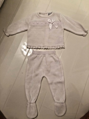 Zip zap white knitted baby - zip,
