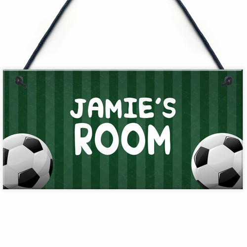 Football bedroom sign gift - football,