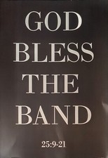 COURTEENERS GOD BLESS THE BAND 2021 Concert Poster Manchester .