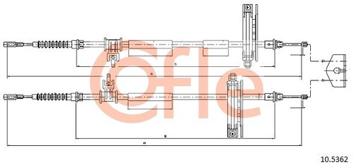 5362 cofle cable - cable,, parking