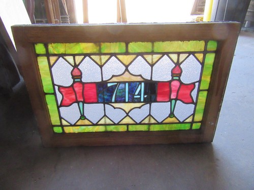 Antique stained glass - antique,