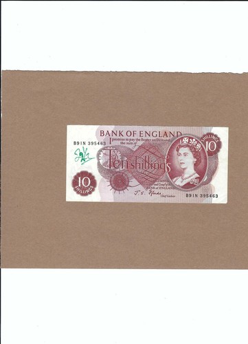 1967 bank england ten - england,