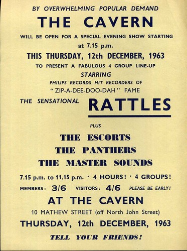 The rattles concert handbill - the, /