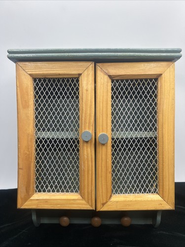 Vtg wood door chicken wire - door,