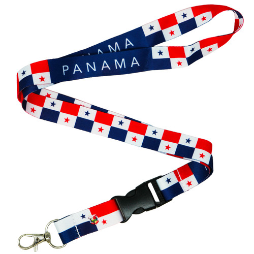 Panama national flag lanyard - panama,