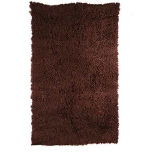 Vintage shaggy long - long-haired, rug