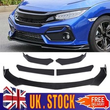 Glossy Black Front Bumper Lower Lip Spoiler Splitter For Honda Civic EP3 Type R