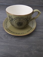 Sandland Ware Nordic Olive Large Mug. The Mariner's Compass.