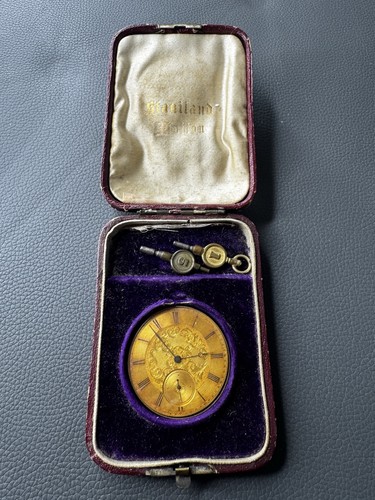 Antique gold dial key - antique,