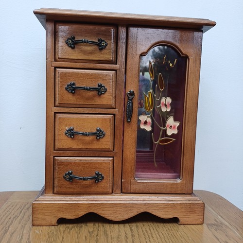 Wooden jewellery box - wooden,